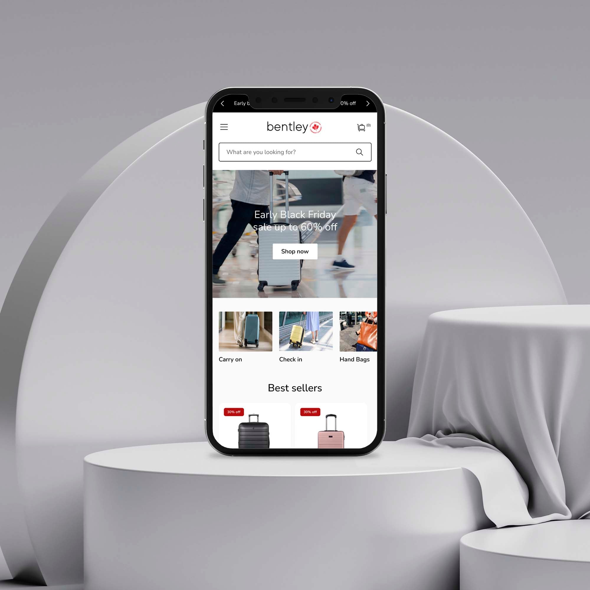 Bentley Canada - Shopify Plus Website development 